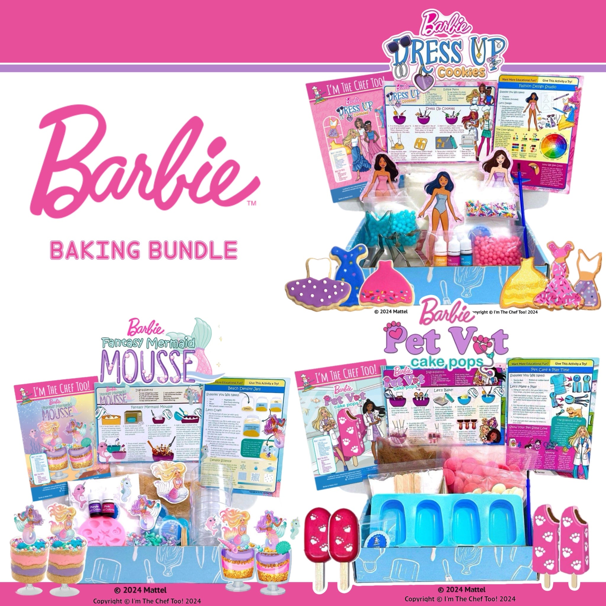 Barbie baking set best sale