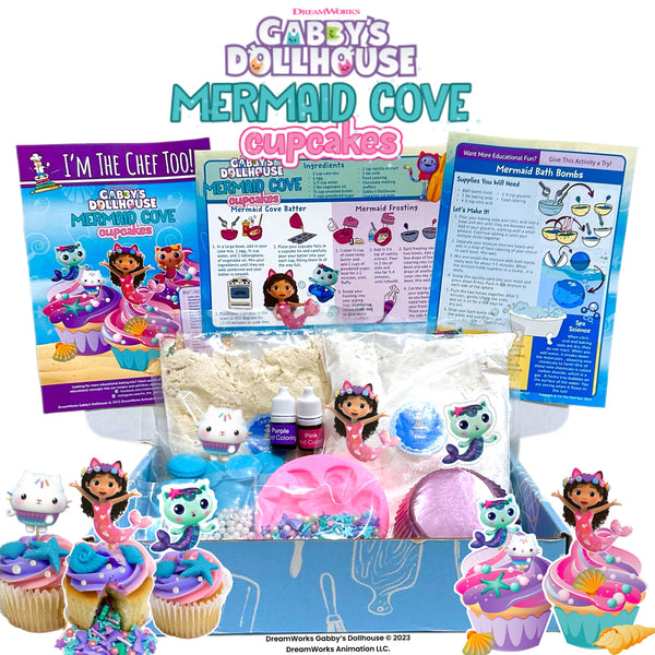 NEW! Gabby's Dollhouse Mermaid Cove Cupcakes – I'mTheChefToo