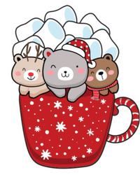 January's Kit: Hot Cocoa Winter Bear Bombs