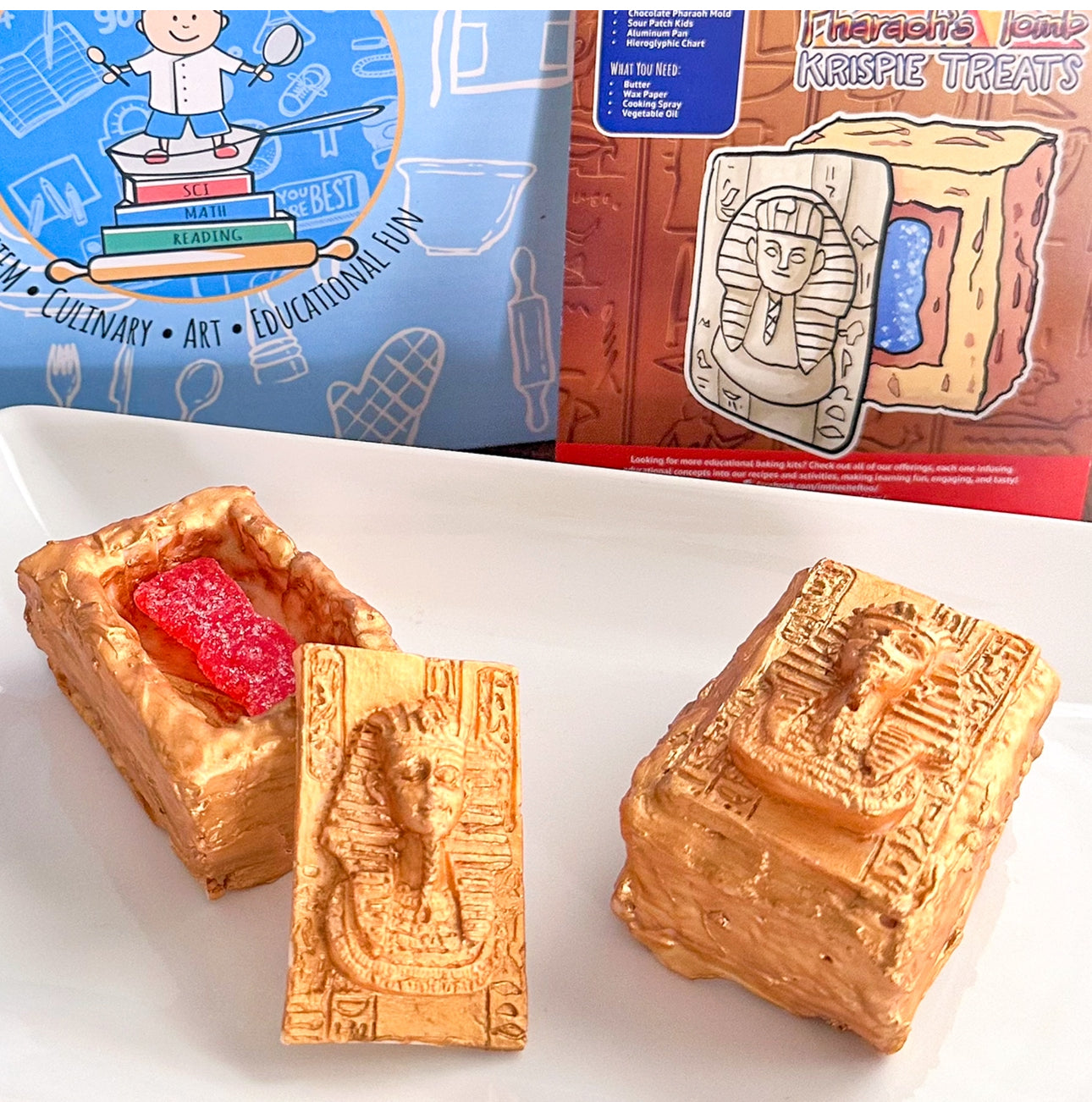 Pharoah's Tomb Rice Krispie Treats